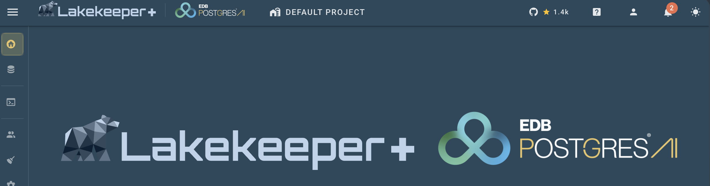 Partner logo in the AppBar and Home page